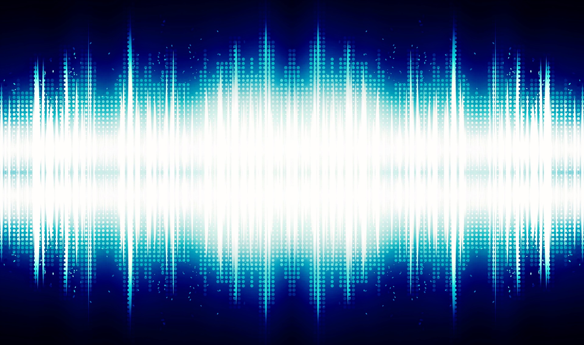 A graphical representation of a sound wave.