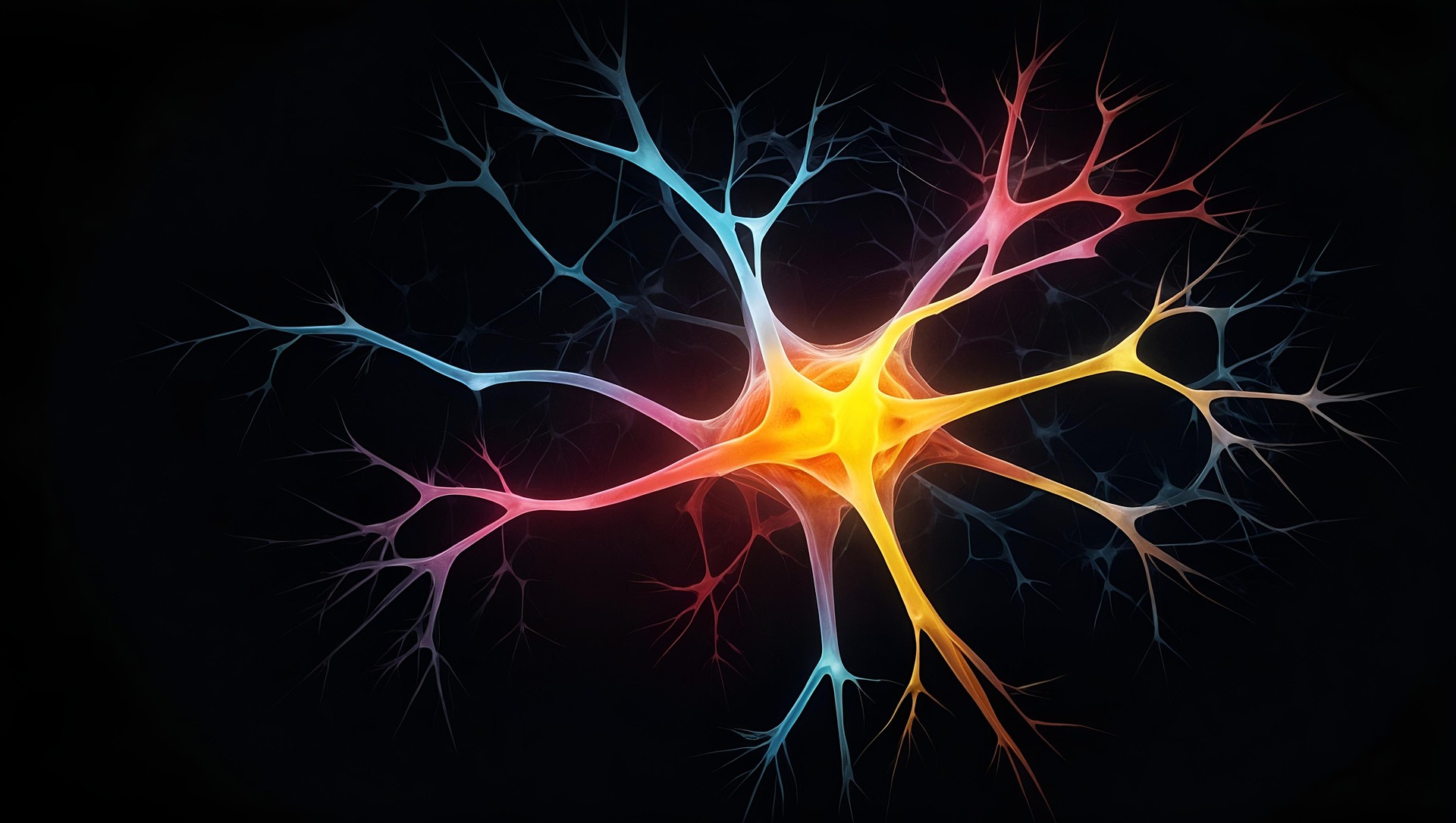 A brain's neuron network signifying connections.