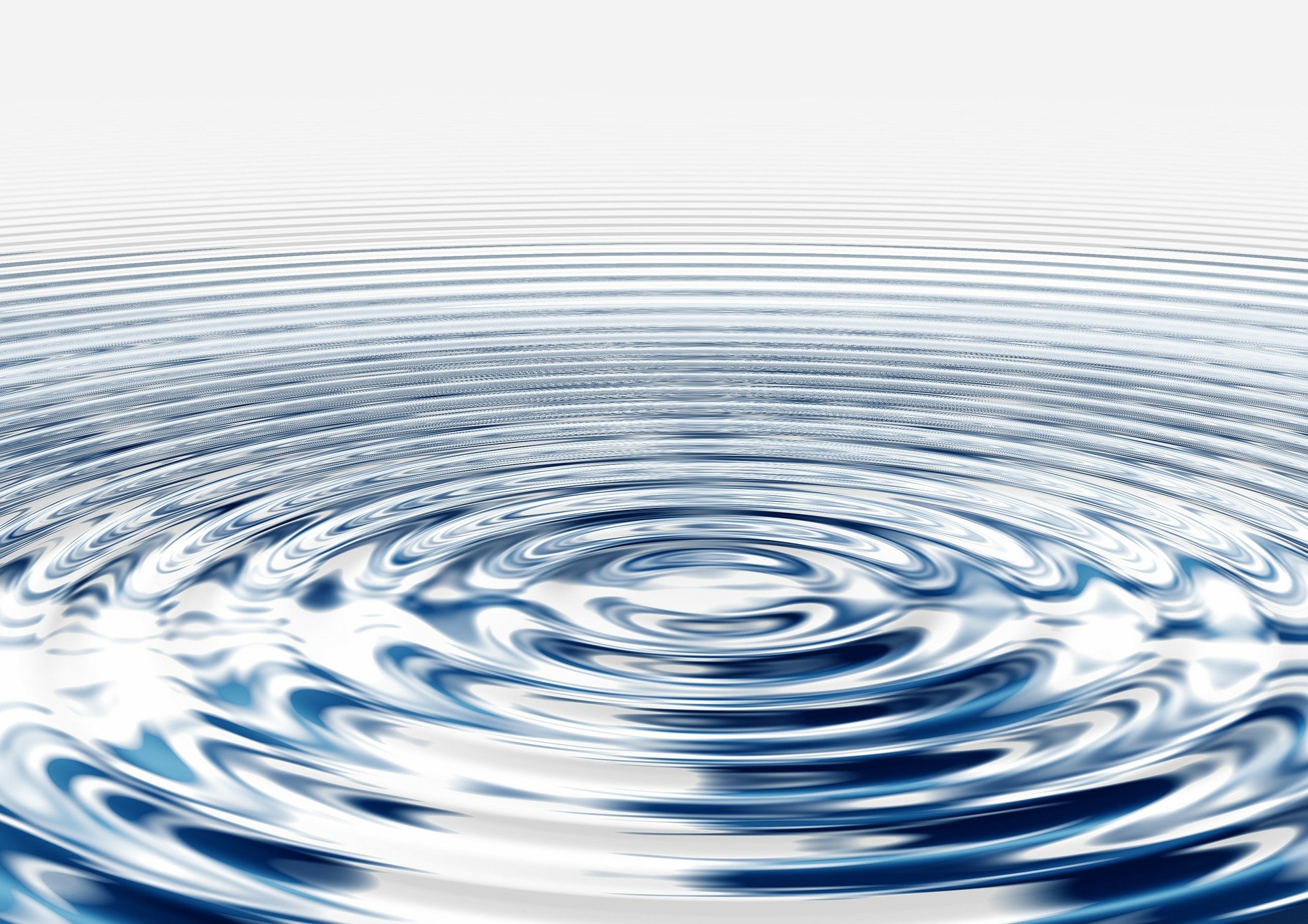 Concentric circles, wave like pattern, rippling water.