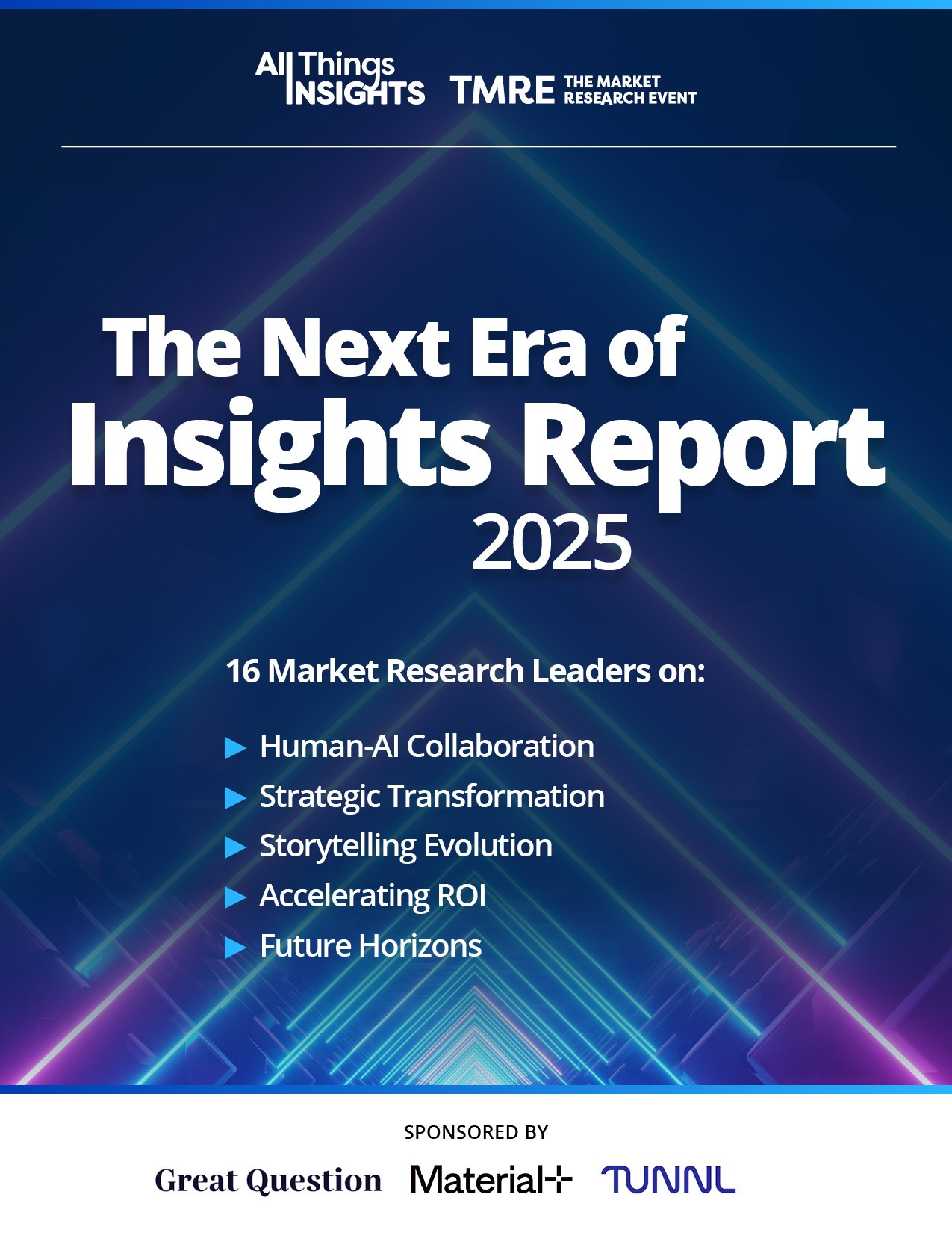 Cover of the Next Era of Insights Report.