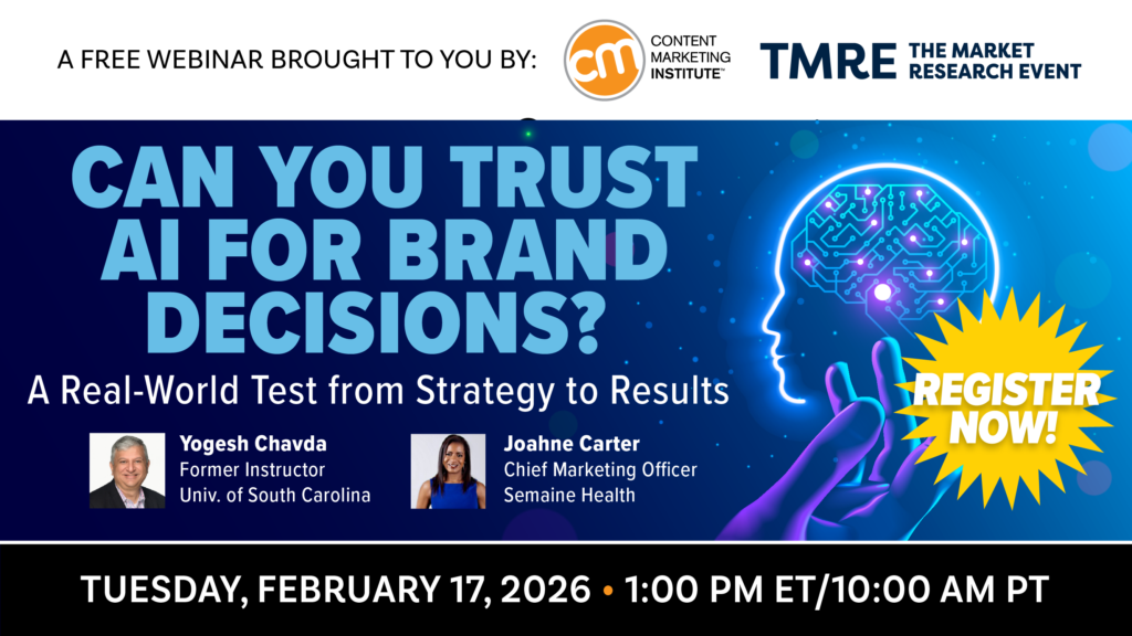 Graphic of CMI TMRE webinar information.